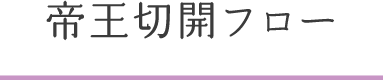 経膣分娩フロー